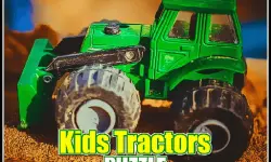 Kids Tractors Puzzle image