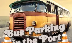 Bus Parking in the Port image
