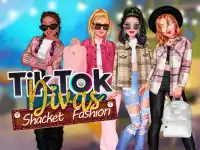 Tiktok Divas Shacket Fashion background