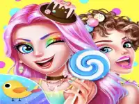 Princess Candy Factory background
