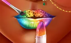 Lip Art - The Perfect Lipstick Makeup Game image