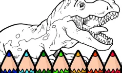 Dinos Coloring Book image