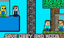 Save Obby and Noob Two players image