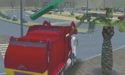 Island Clean Truck Garbage Sim image