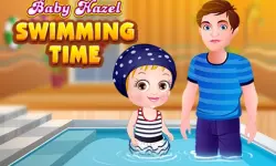 Baby Hazel Swimming Time image