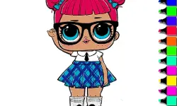 Easy Kids Coloring LOL image