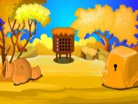 Yellow Land Escape background