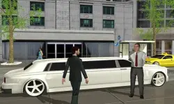Limo Taxi Driving Simulator : Limousine Car Games image