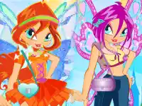Winx Stylish Dress background