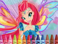 Winx Coloring background