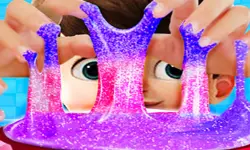 Rainbow Glitter Slime image