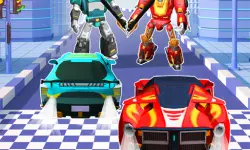 Car Robot Transform Fight image