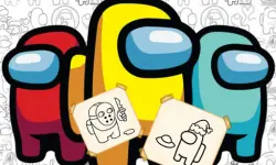 Coloring Games: Among Us image