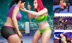 Women Wrestling Fight Revolution: Fighting Games image