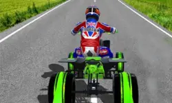 ATV Quad Bike Traffic Rider image