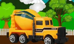 Construction Vehicles Jigsaw image